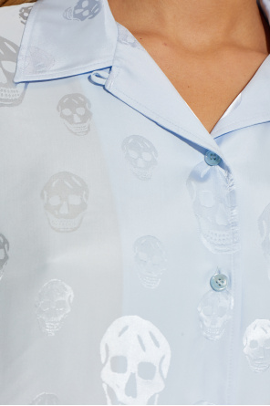 Alexander McQueen Shirt with skull motif