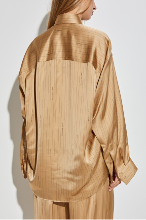 Balenciaga Koszula ze wzorem w prążki