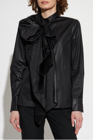 Alexander McQueen Koszula z dekoracyjnym drapowaniem