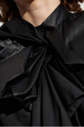 Alexander McQueen Koszula z dekoracyjnym drapowaniem