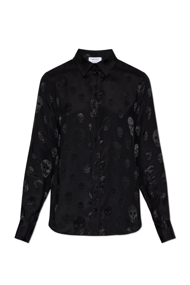 Shirt with skull motif od Alexander McQueen