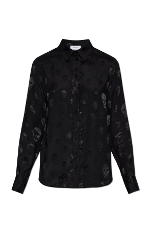 Shirt with skull motif