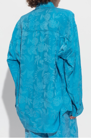 Balenciaga Camisa con acabado de seda