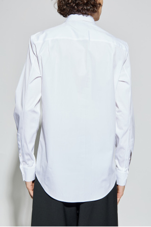 Alexander McQueen Shirt with shimmering crystals on the collar