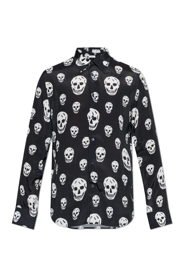 Shirt with a distinctive skull motif od Alexander McQueen