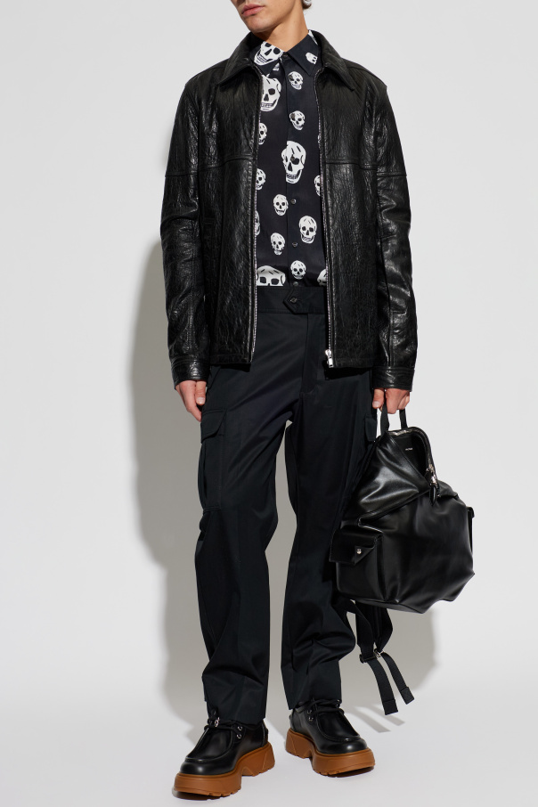 Alexander McQueen Shirt with a distinctive skull motif