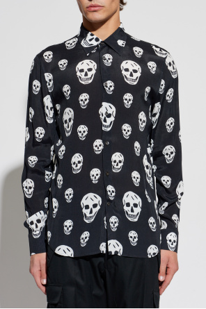 Alexander McQueen Shirt with a distinctive skull motif
