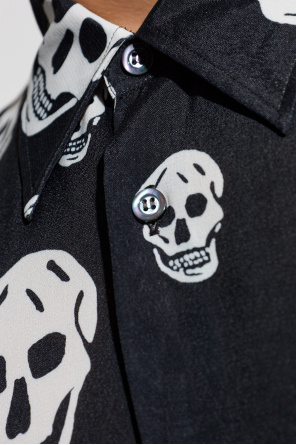 Alexander McQueen Shirt with a distinctive skull motif
