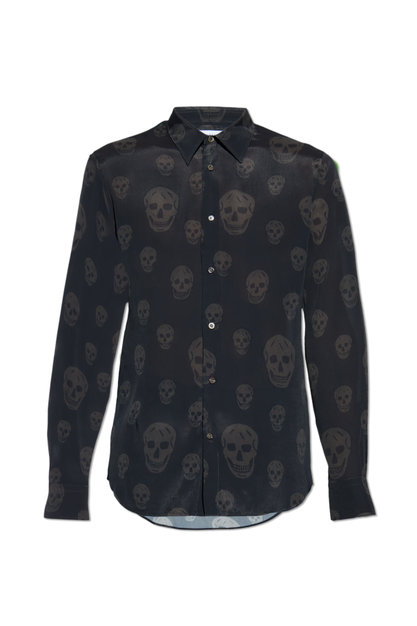 Shirt with a distinctive skull motif od Alexander McQueen