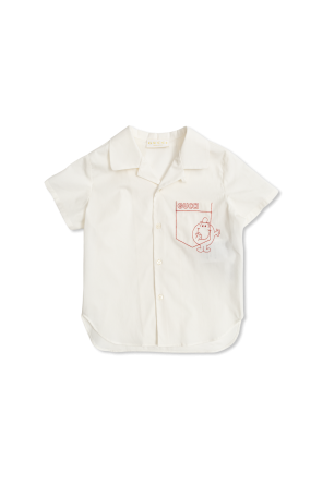 Camisa con logo bordado