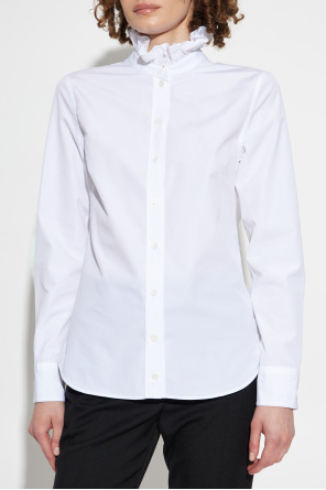 Alexander McQueen Camisa con cuello mao