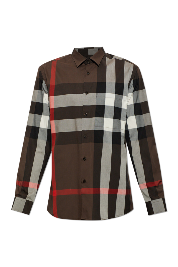 Cotton checked shirt od Burberry