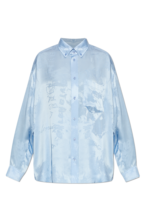 Silk shirt with pocket od Balenciaga