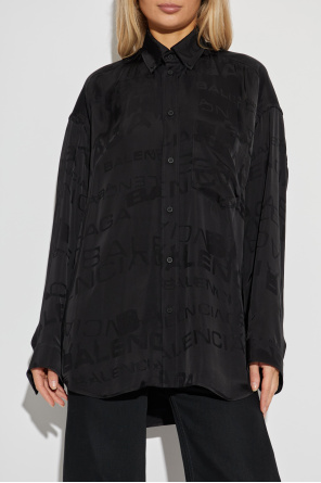 Balenciaga Hemd mit Logo