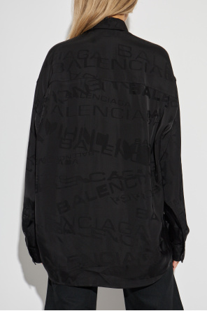 Balenciaga Hemd mit Logo