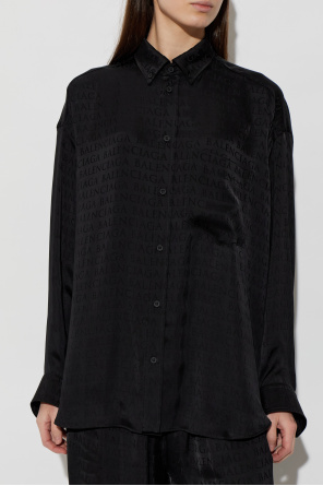 Balenciaga Hemd mit Monogramm