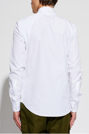 Alexander McQueen Camisa com corrente decorativa