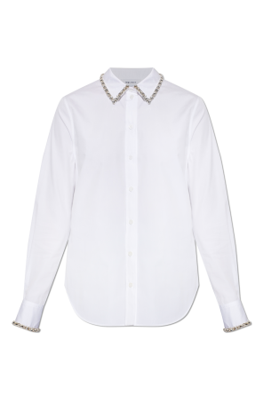 Koszula z połyskującymi kryształami