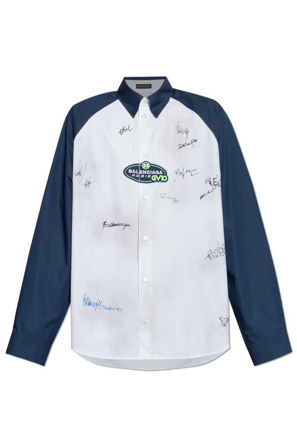 Shirt with logo od Balenciaga