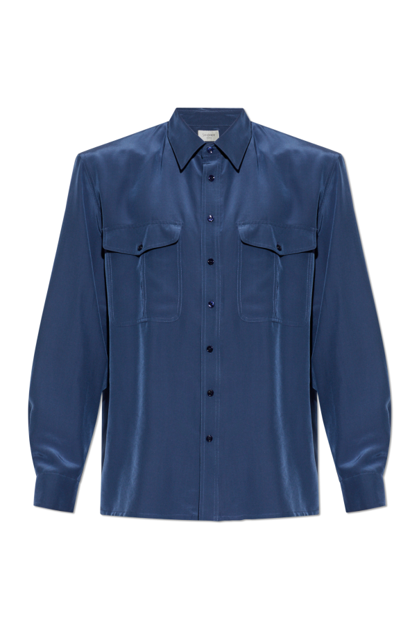 Silk shirt with pockets od Saint Laurent