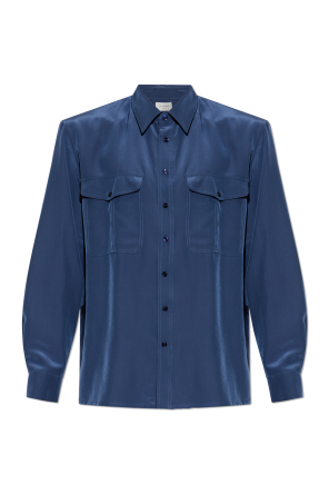 Silk shirt with pockets od Saint Laurent