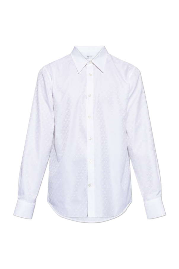 Shirt with skull motif od Alexander McQueen