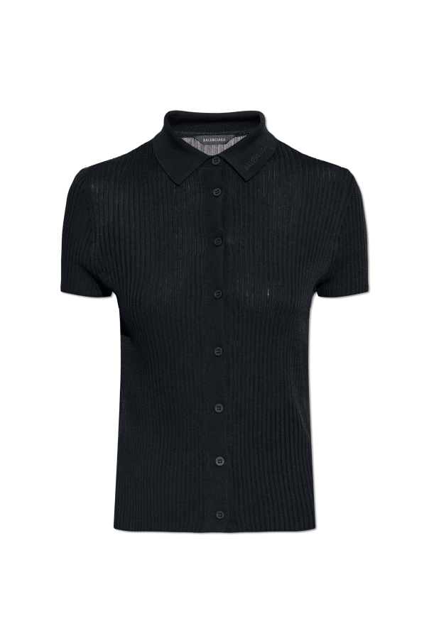 Ribbed short-sleeve top od Balenciaga