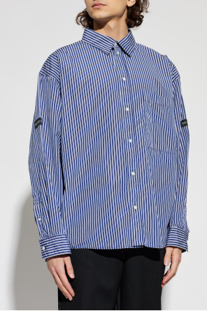 Balenciaga Camisa às riscas