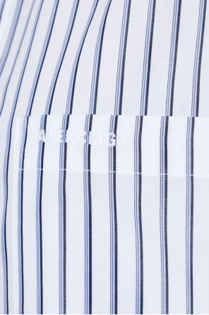 Balenciaga Oversize shirt with striped pattern