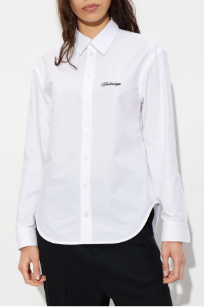 Balenciaga Camisa con logo bordado