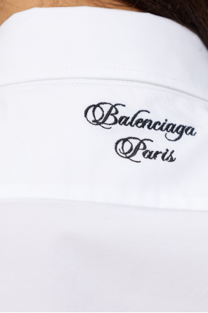 Balenciaga Camisa con logo bordado