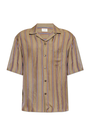 Shirt with striped pattern