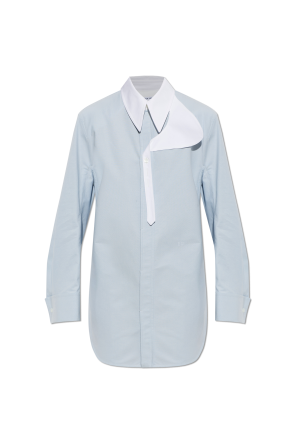 Shirt with detachable panel