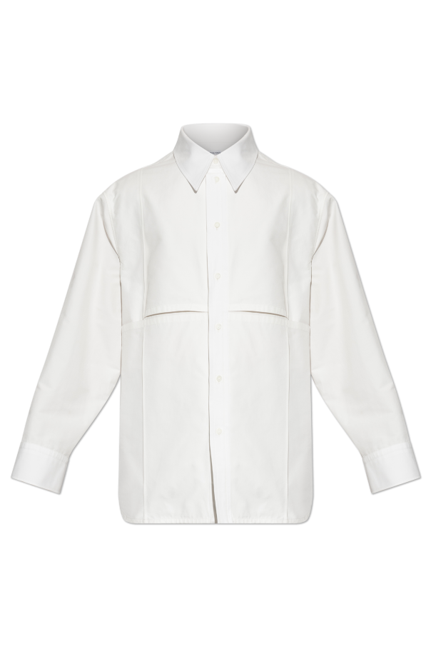 Cotton shirt with slits od Bottega Veneta