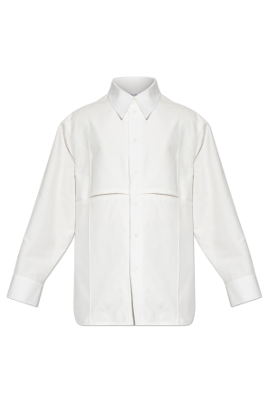 Camisa de algodón con aberturas