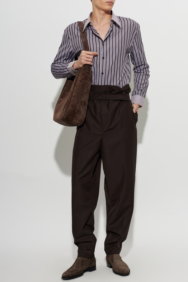 Saint Laurent Baumwollhemd mit Streifen