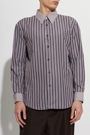 Saint Laurent Baumwollhemd mit Streifen