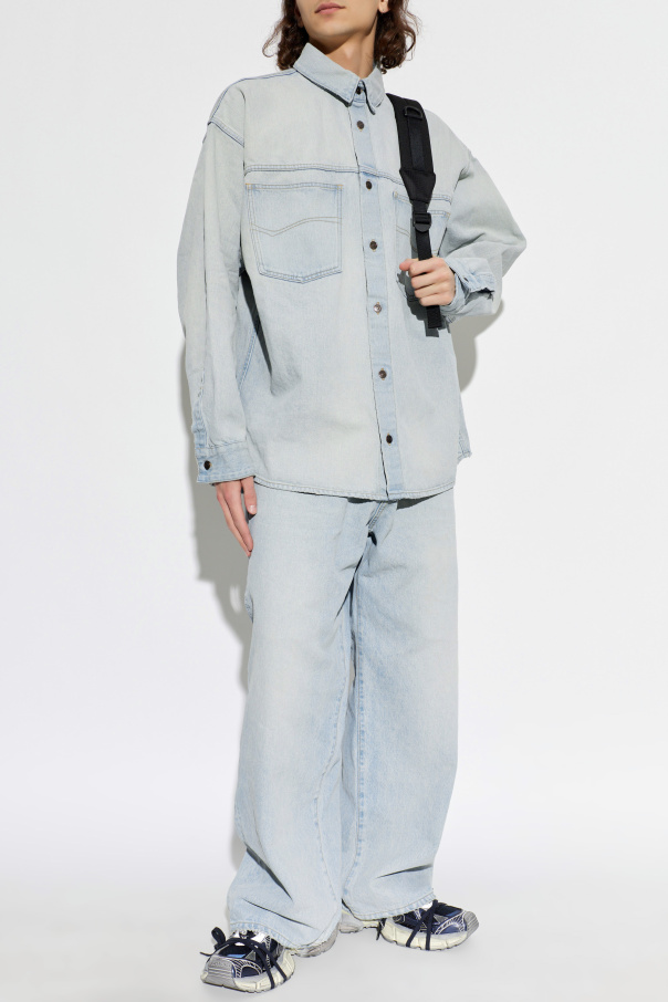 Balenciaga Camisa de ganga tipo ‘Oversize’