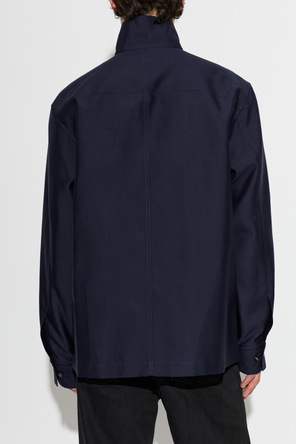 Bottega Veneta Cotton shirt with a stand-up collar