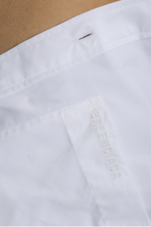 Balenciaga Koszula o asymetrycznym kroju