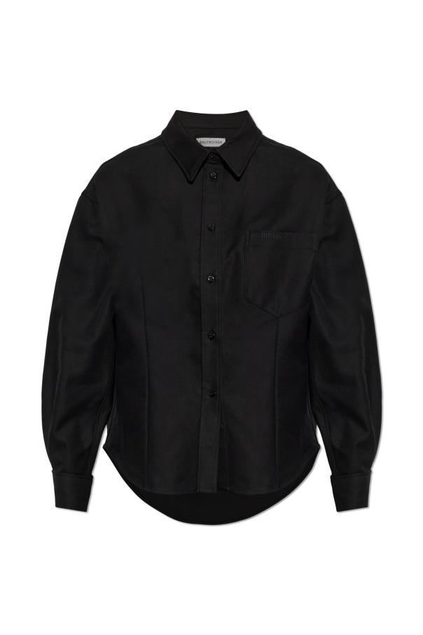 Asymmetrical cut shirt od Balenciaga