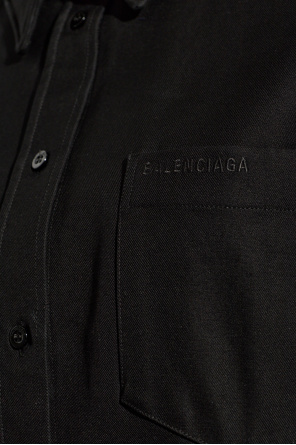 Balenciaga Asymmetrical cut shirt