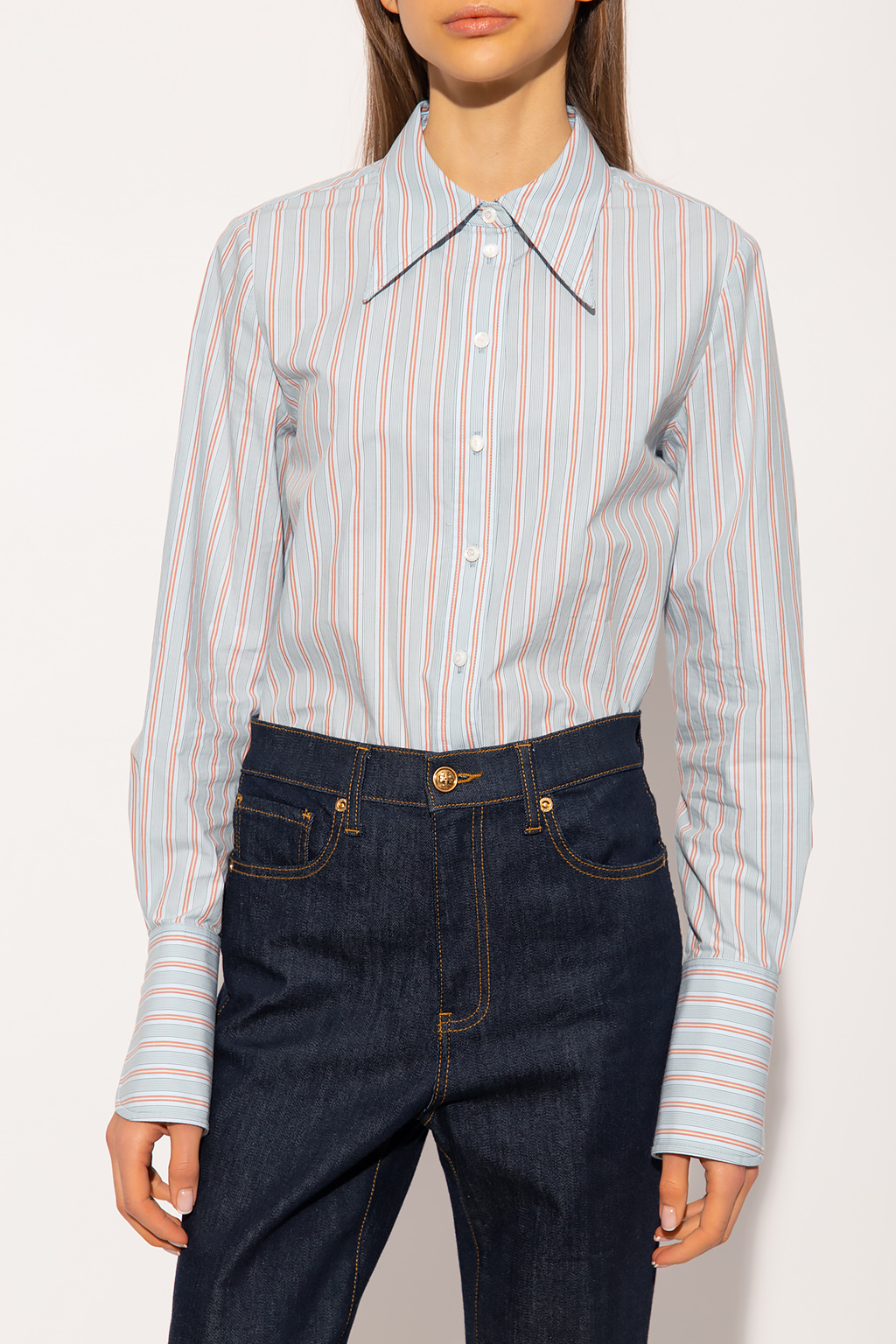 Light blue Striped shirt Tory Burch - Vitkac Germany