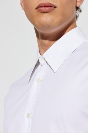 Alexander McQueen Camisa com logótipo bordado nos punhos