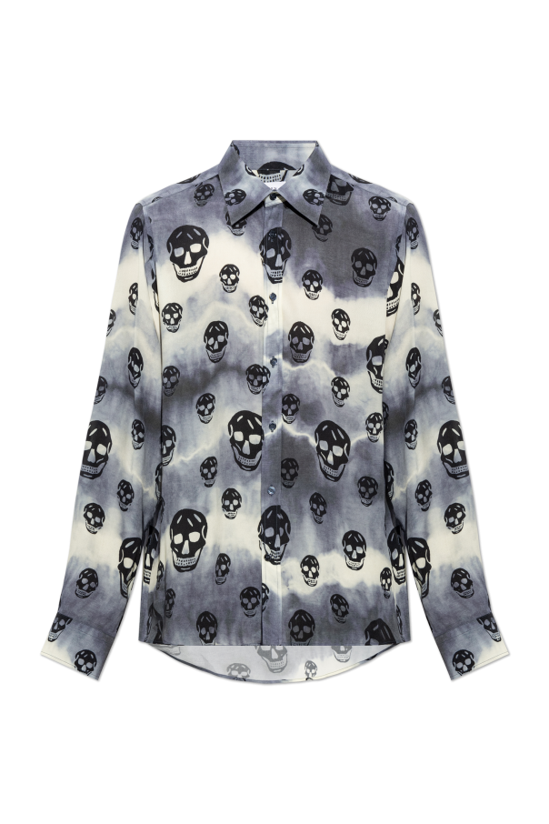 Shirt with a distinctive skull motif od Alexander McQueen
