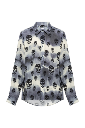 Shirt with a distinctive skull motif