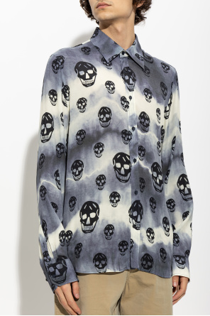 Alexander McQueen Shirt with a distinctive skull motif