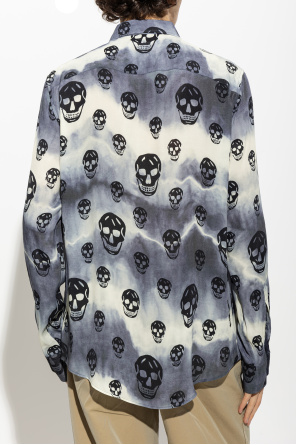 Alexander McQueen Shirt with a distinctive skull motif
