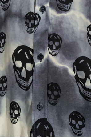Alexander McQueen Shirt with a distinctive skull motif