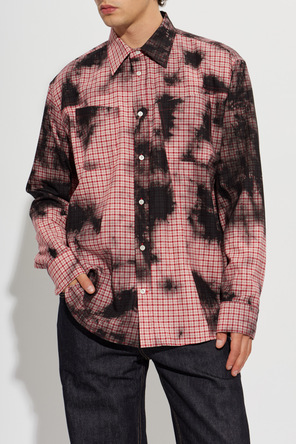 Alexander McQueen Camisa con efecto 'vintage'